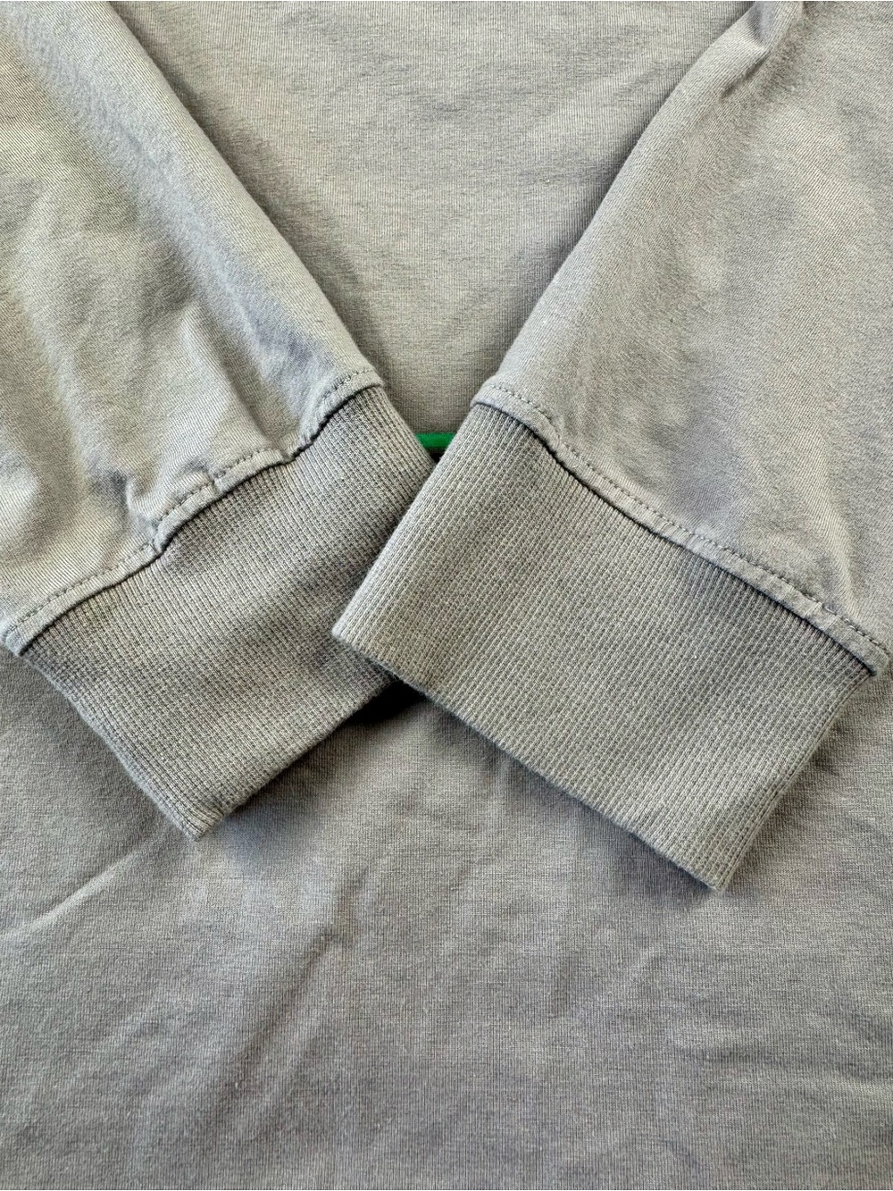 Prana Men's XL Lightweight Hoodie Pullover Striped Cotton Gray Green Stretch - Picture 5 of 8